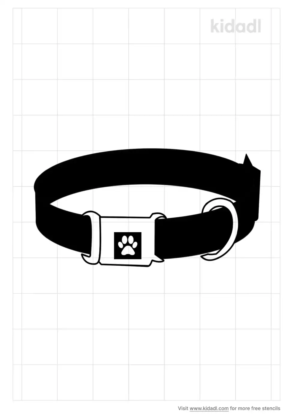 Dog Collar Stencil