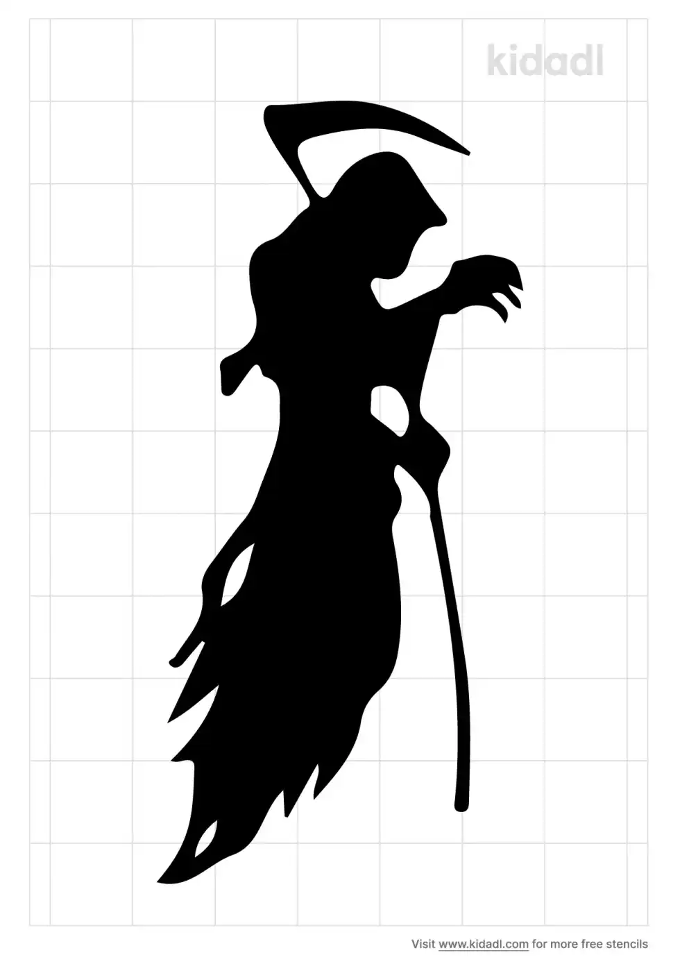 Horror Halloween Stencil