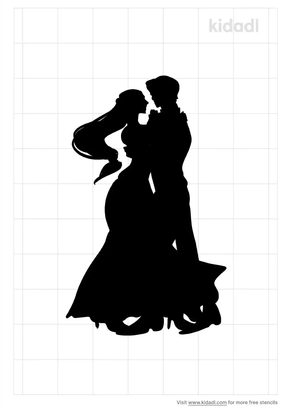 Ball Dancing Stencil