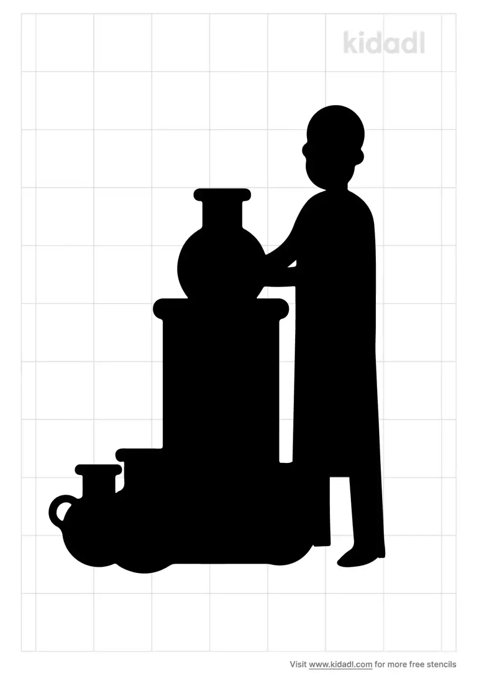 Potter And The Clay Stencil