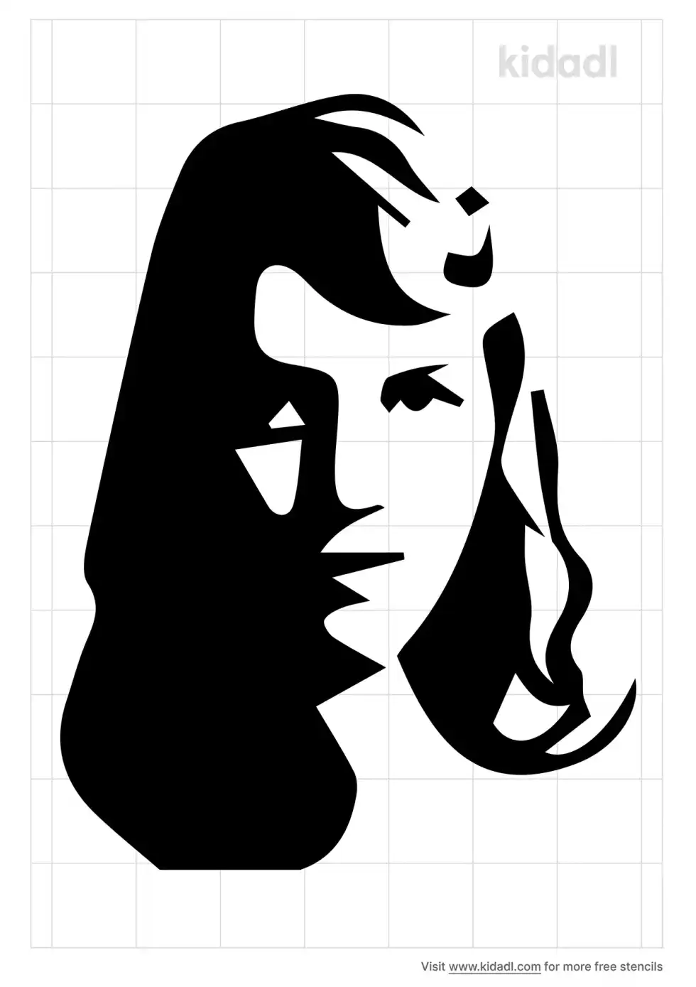 Sylvia Plath Stencil