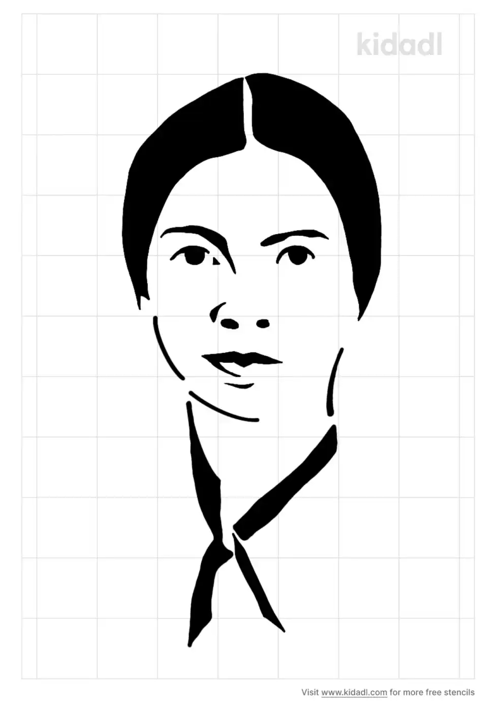 Emily Dickinson Stencil