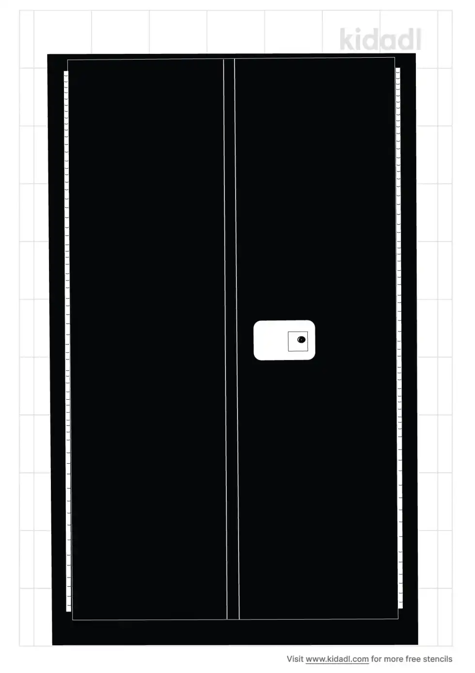 Flammable Cabinet Stencil