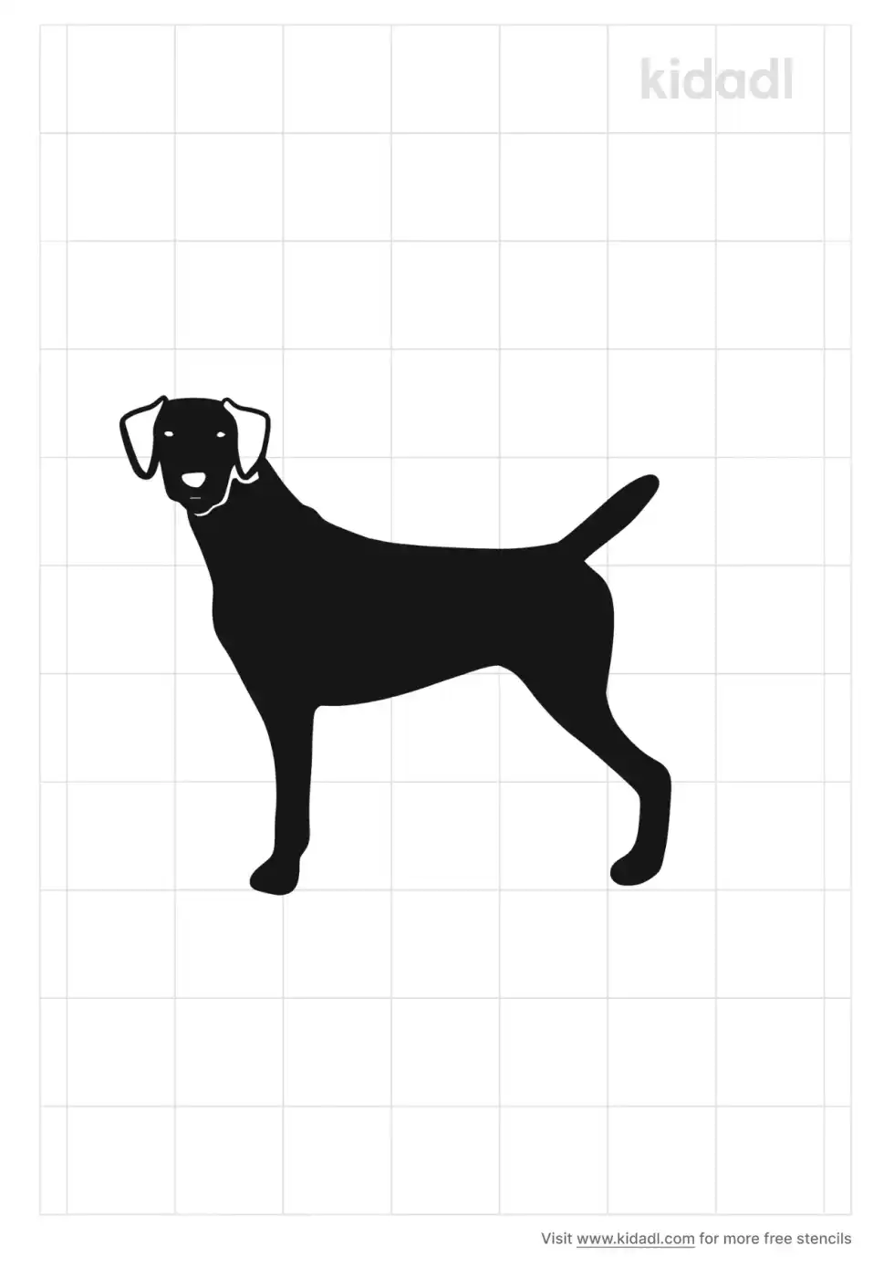 German Shorthaired Pointer Stencil