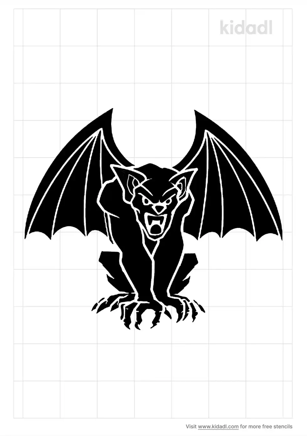 Gargoyle Stencil