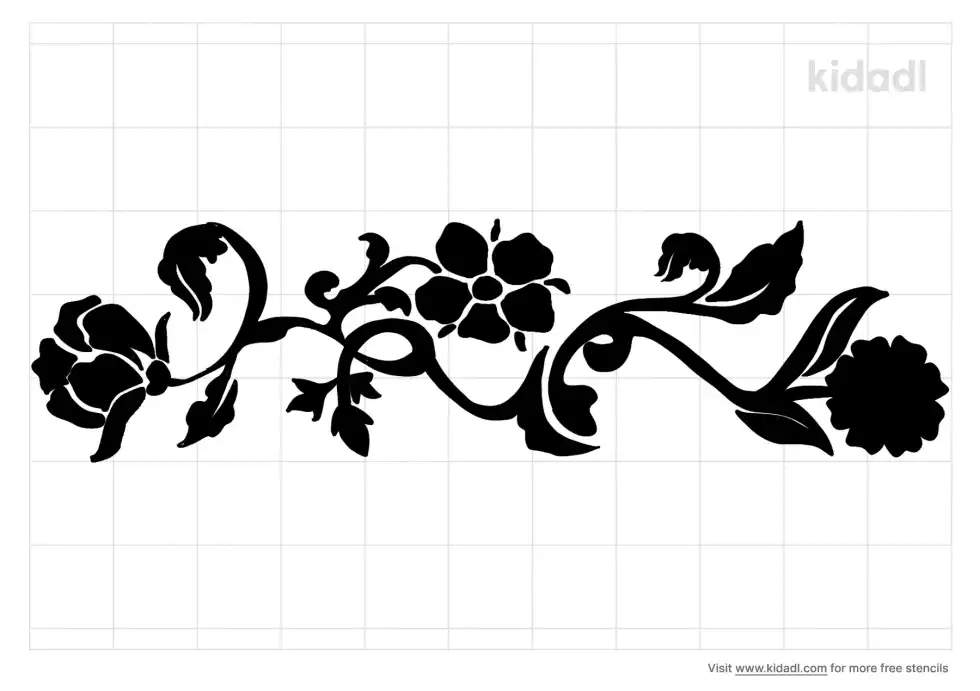 Garter Stencil