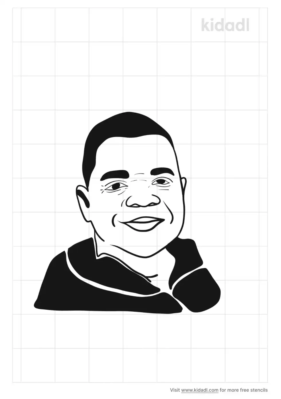 Gary Coleman Stencil