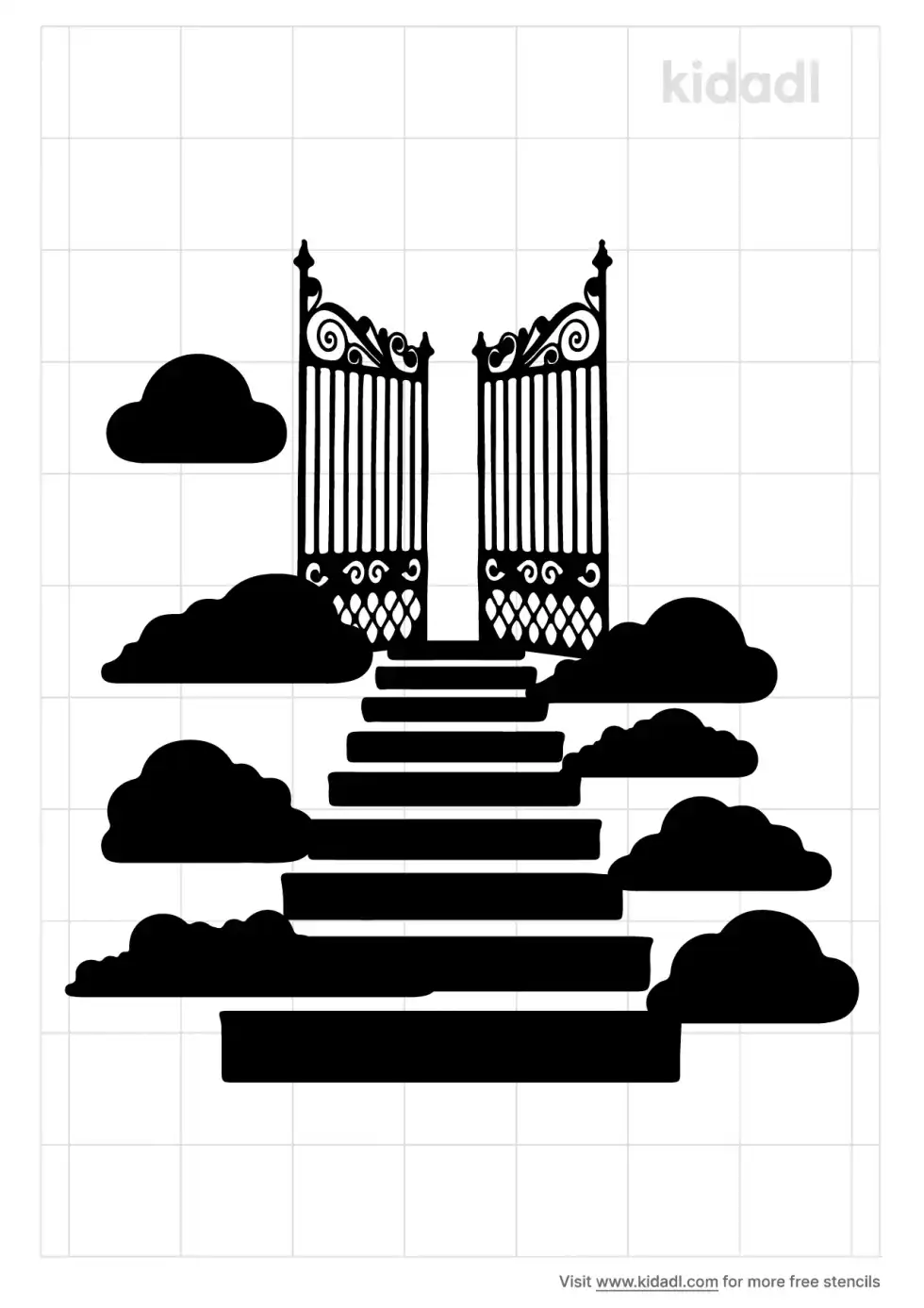 Gateway To Heaven Stencil