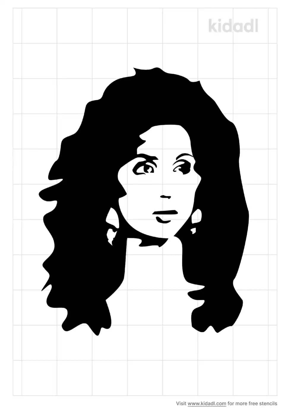 Cher Stencil