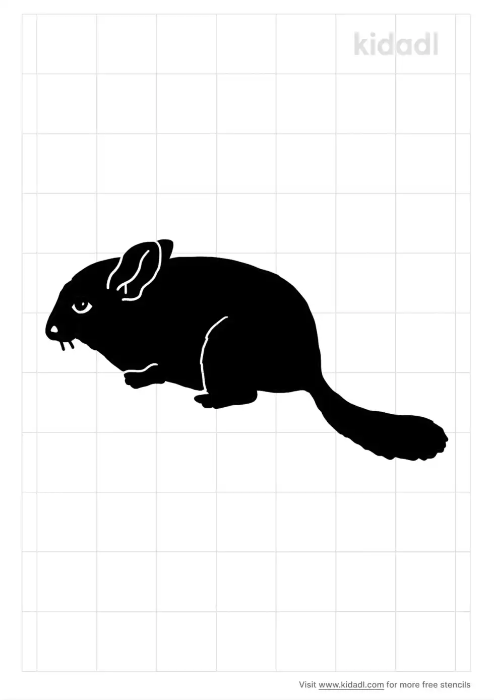 Chinchilla Painting Stencil