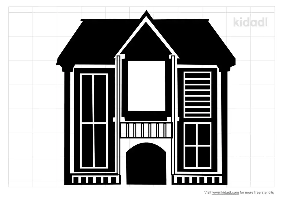 Dollhouse Stencil