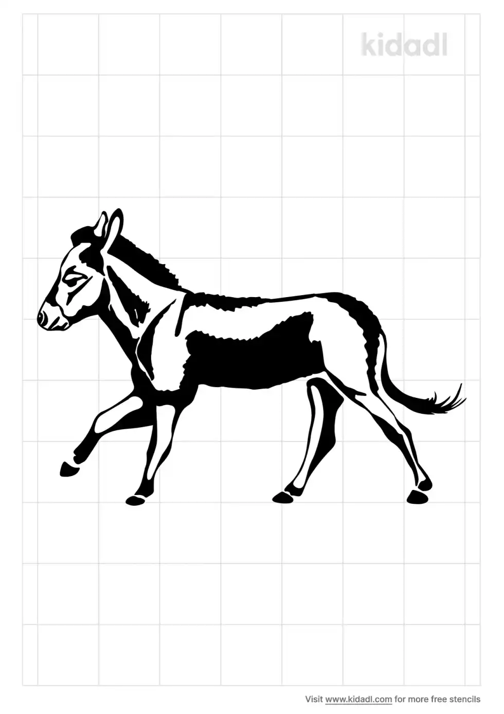 Donkey Stencil