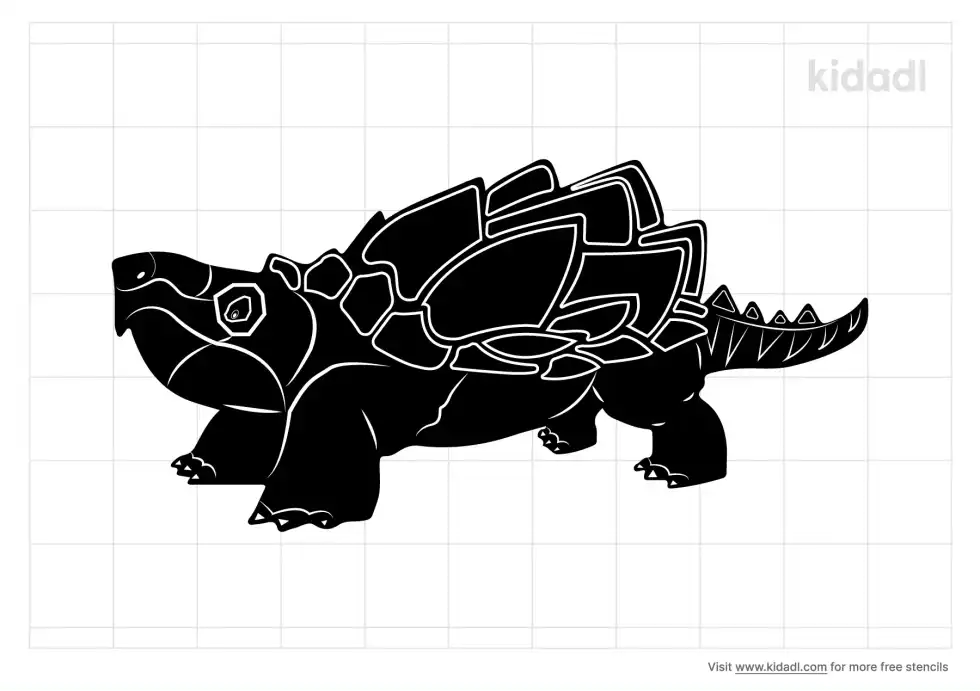 Alligator Snapper Stencil