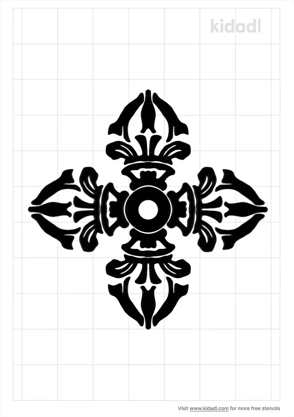 Dorje Stencil