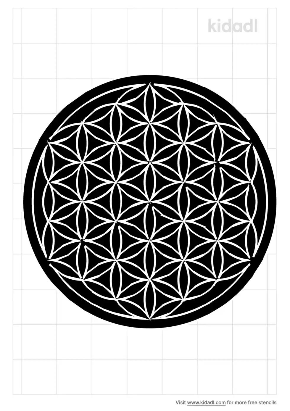 Flower Of Life Stencil