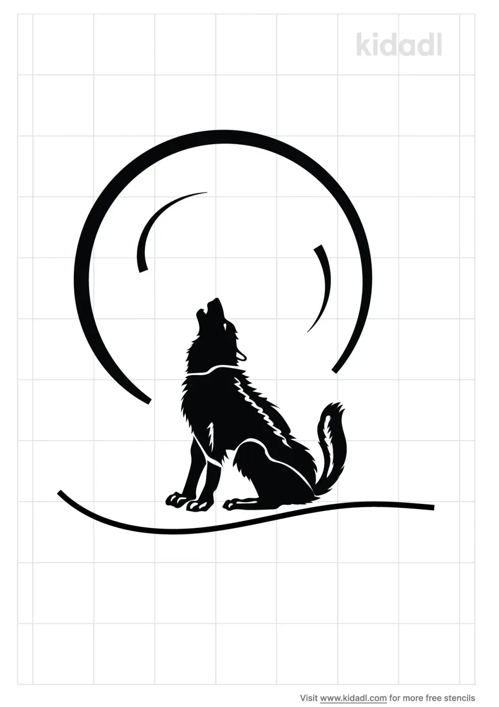 Dog Howling At Moon
