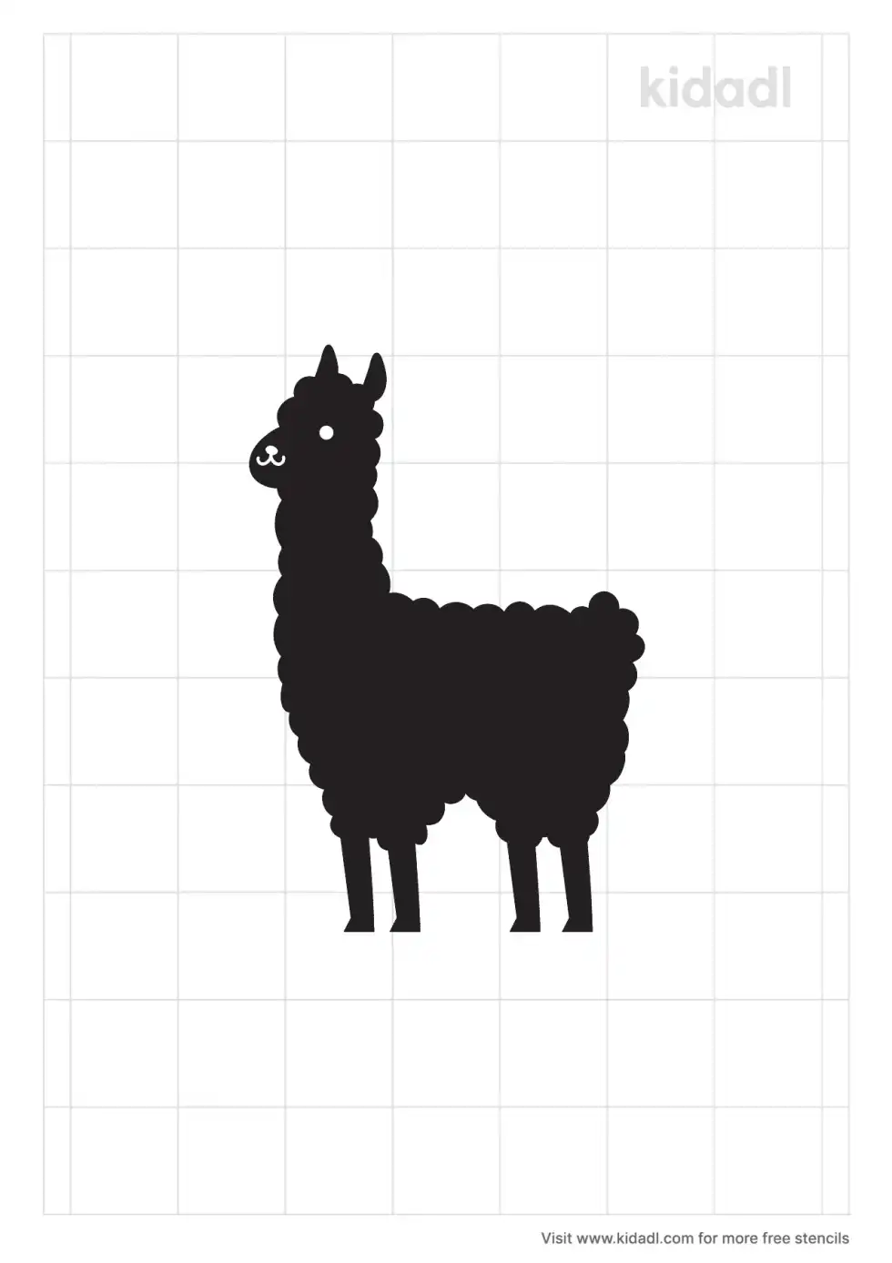 Alpaca Stencil