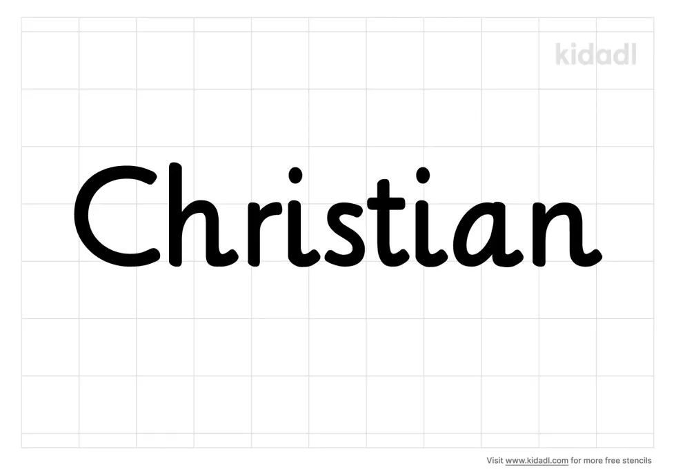Christian Name In Form | Kidadl