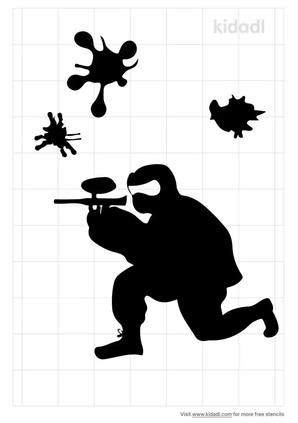 Paint Ball Stencil