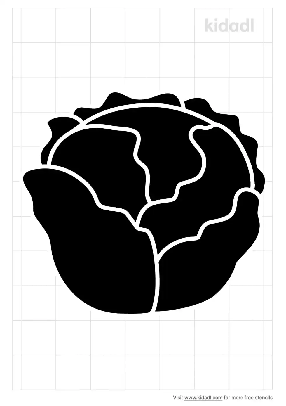 Cabbage Stencil