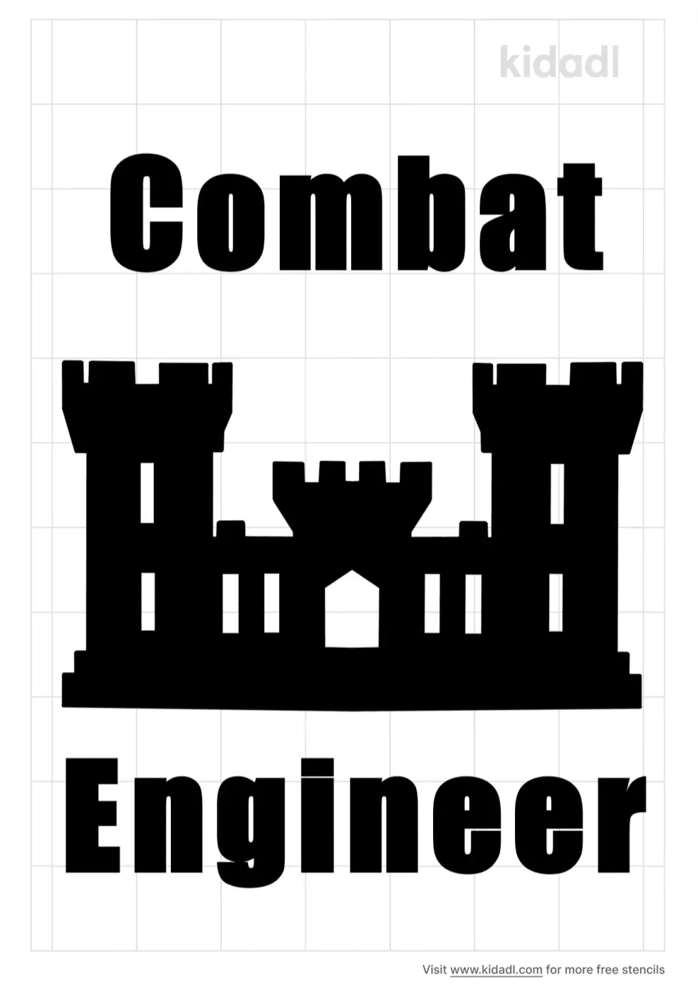 Combat Engineer Stencil
