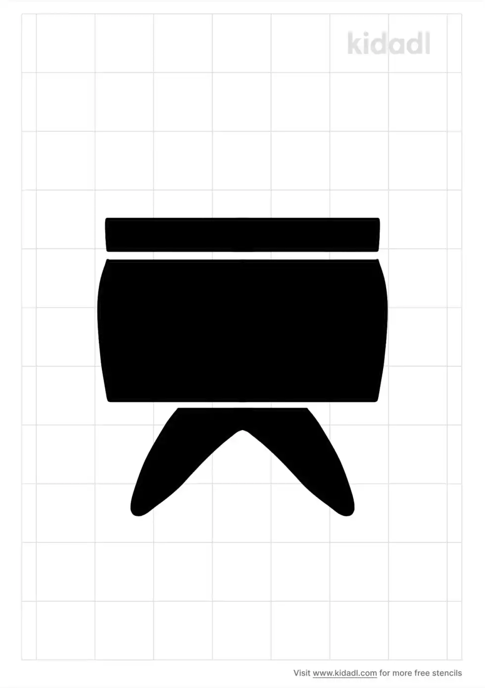 Footrest Stencil