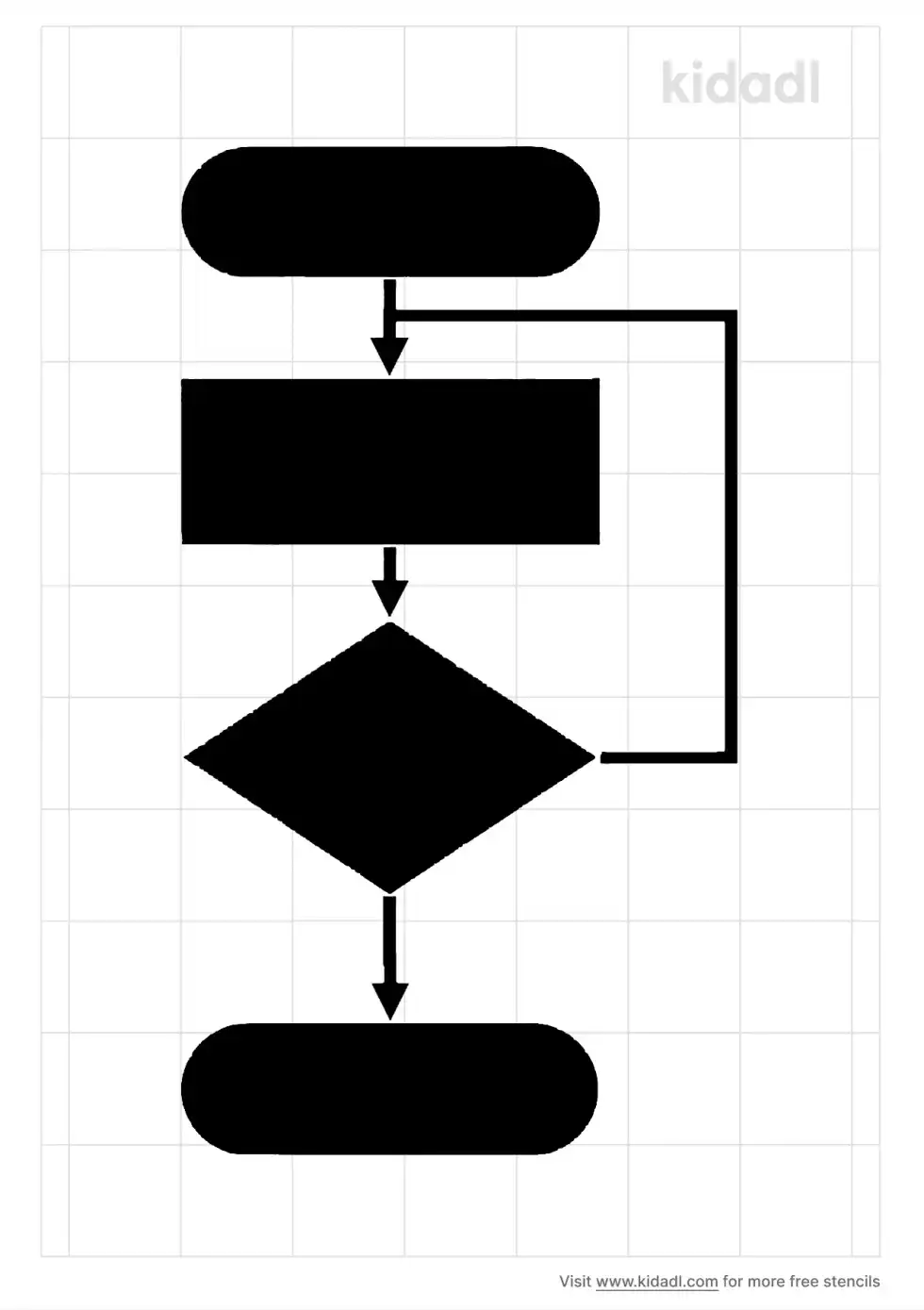 Flow Chart Stencil