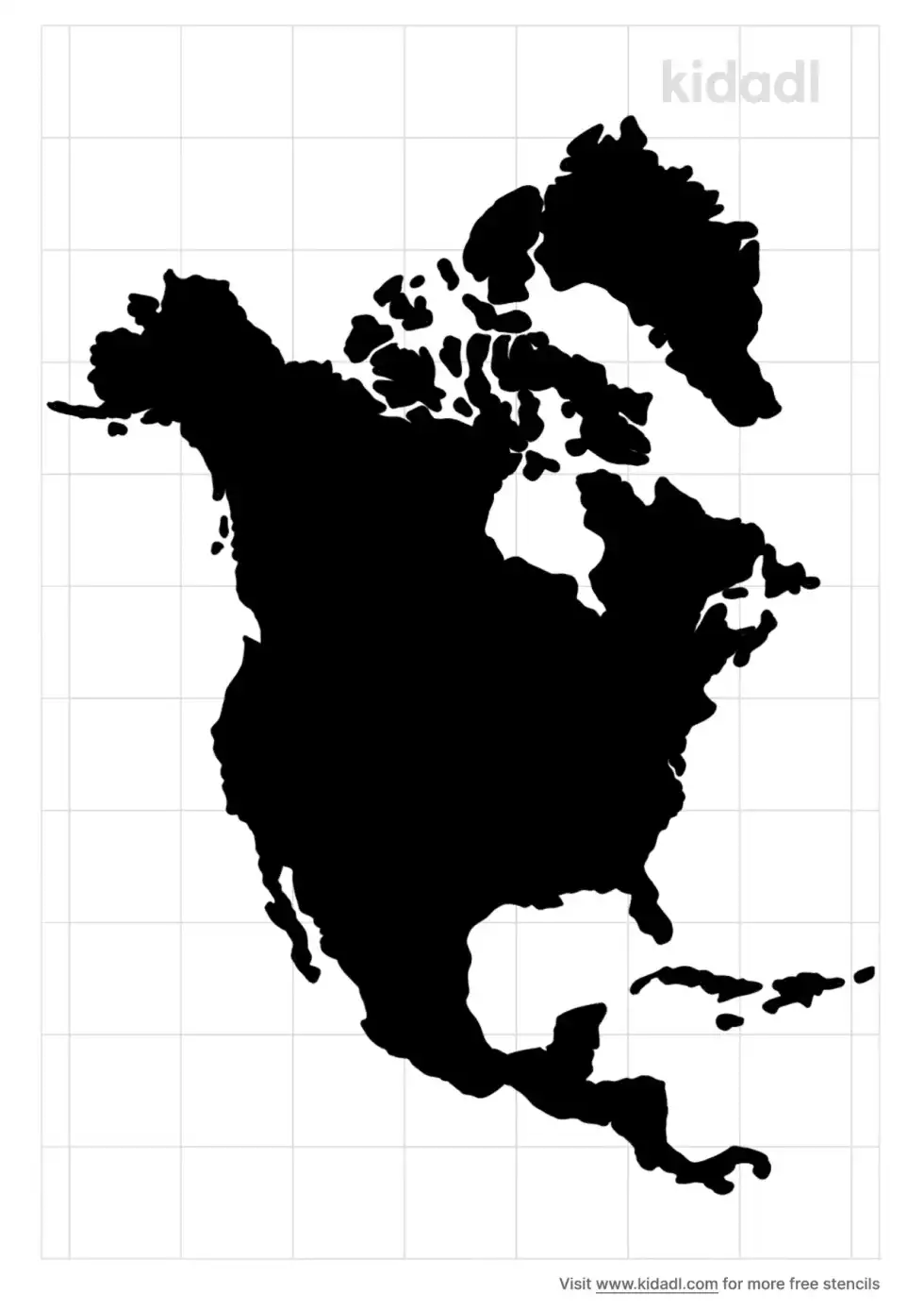 North America Stencil