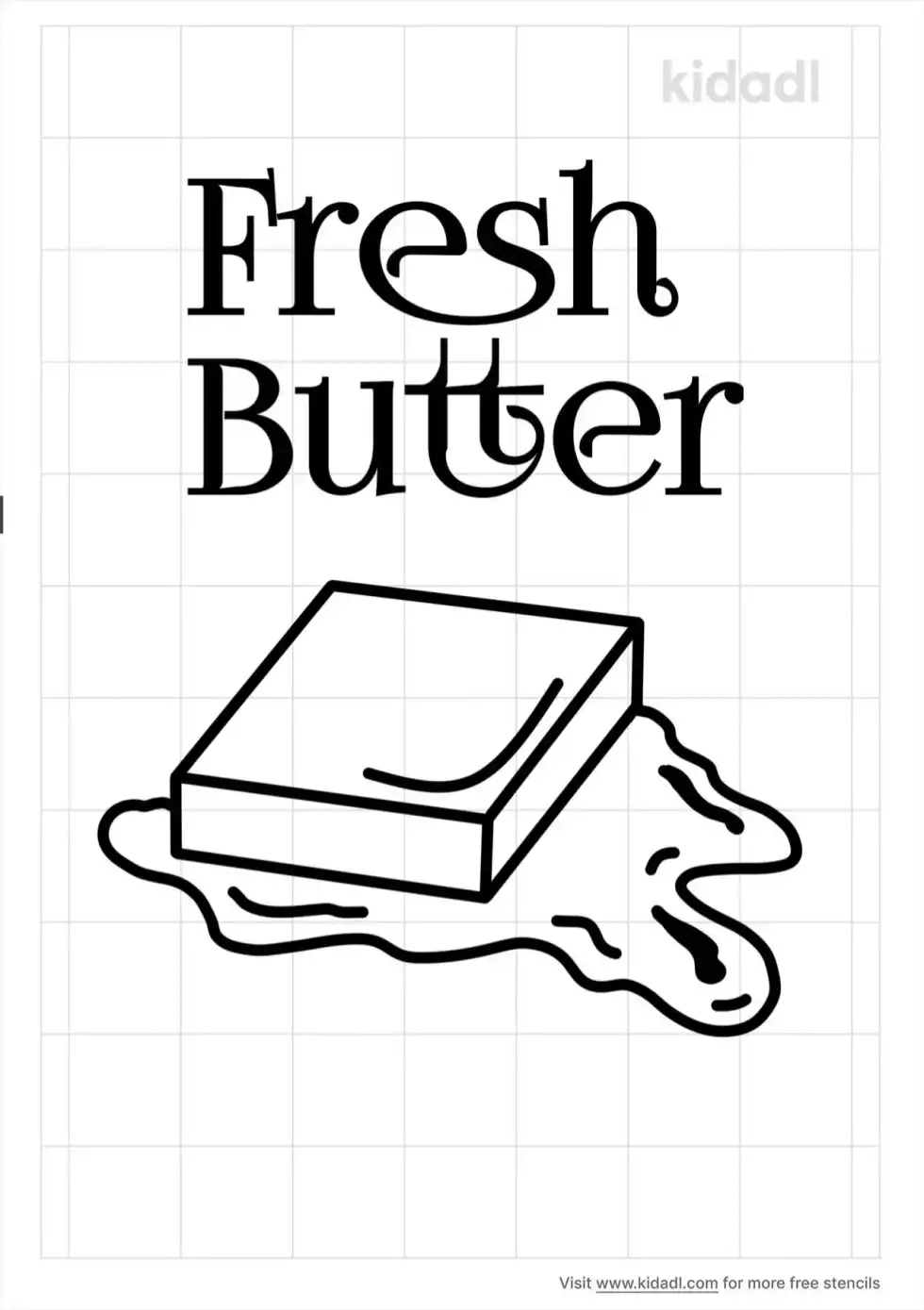 Fresh Butter Stencil