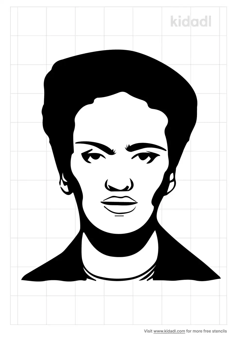 Frida Kahlo Stencil