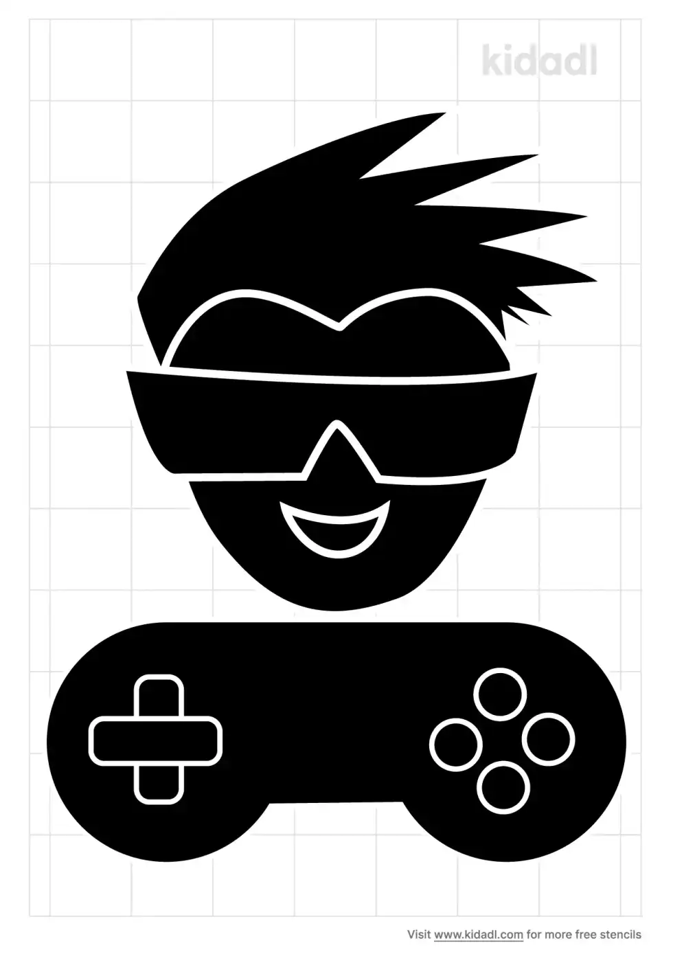 Gamer Stencil