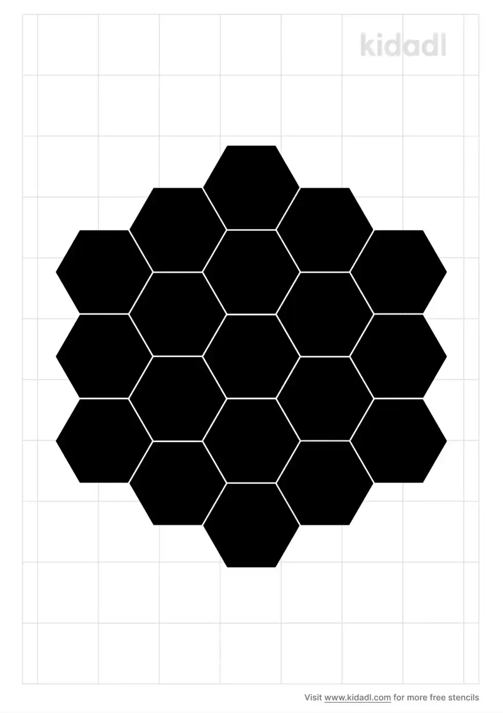 Gaming Hex Stencil