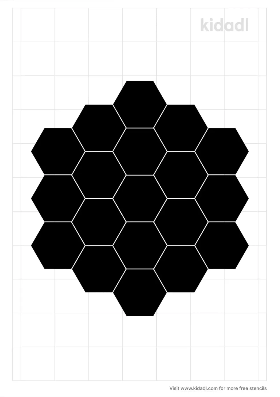 Gaming Hex Stencil