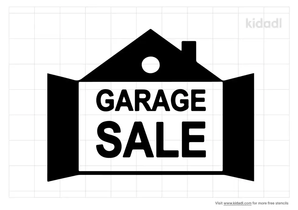 Garage Sale Stencil