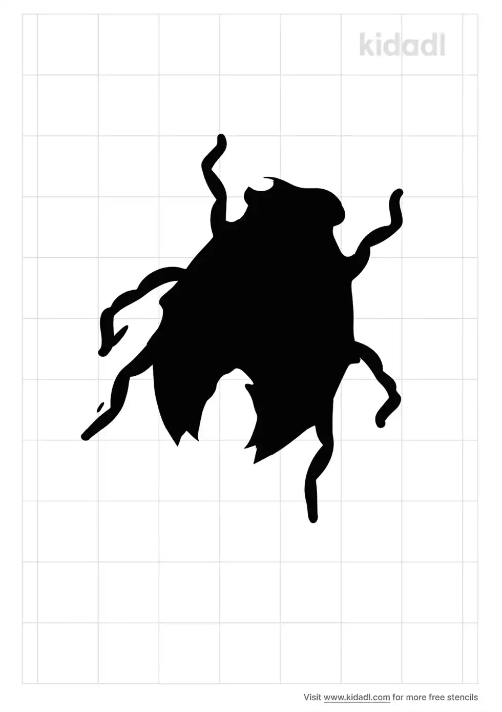 Glow Worm Stencil