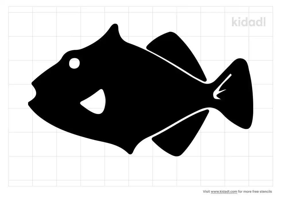 Hawaiian Fish Stencil