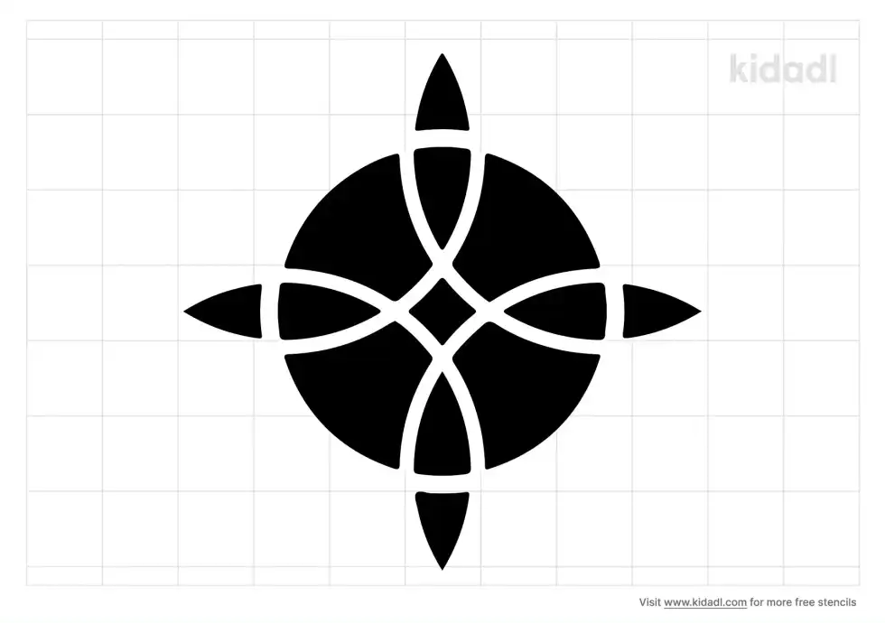 Celtic Star Stencil
