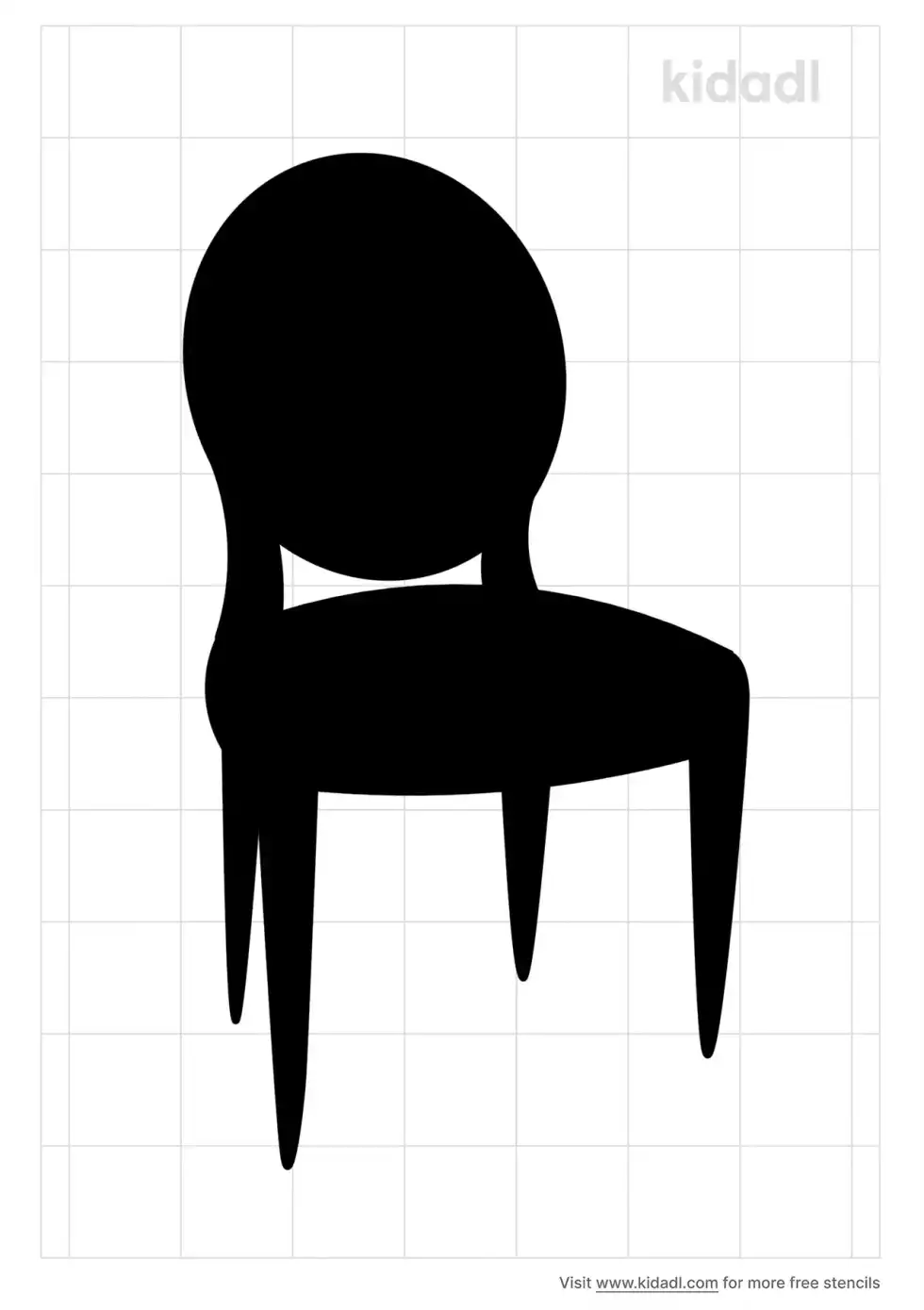 French Chair Stencil