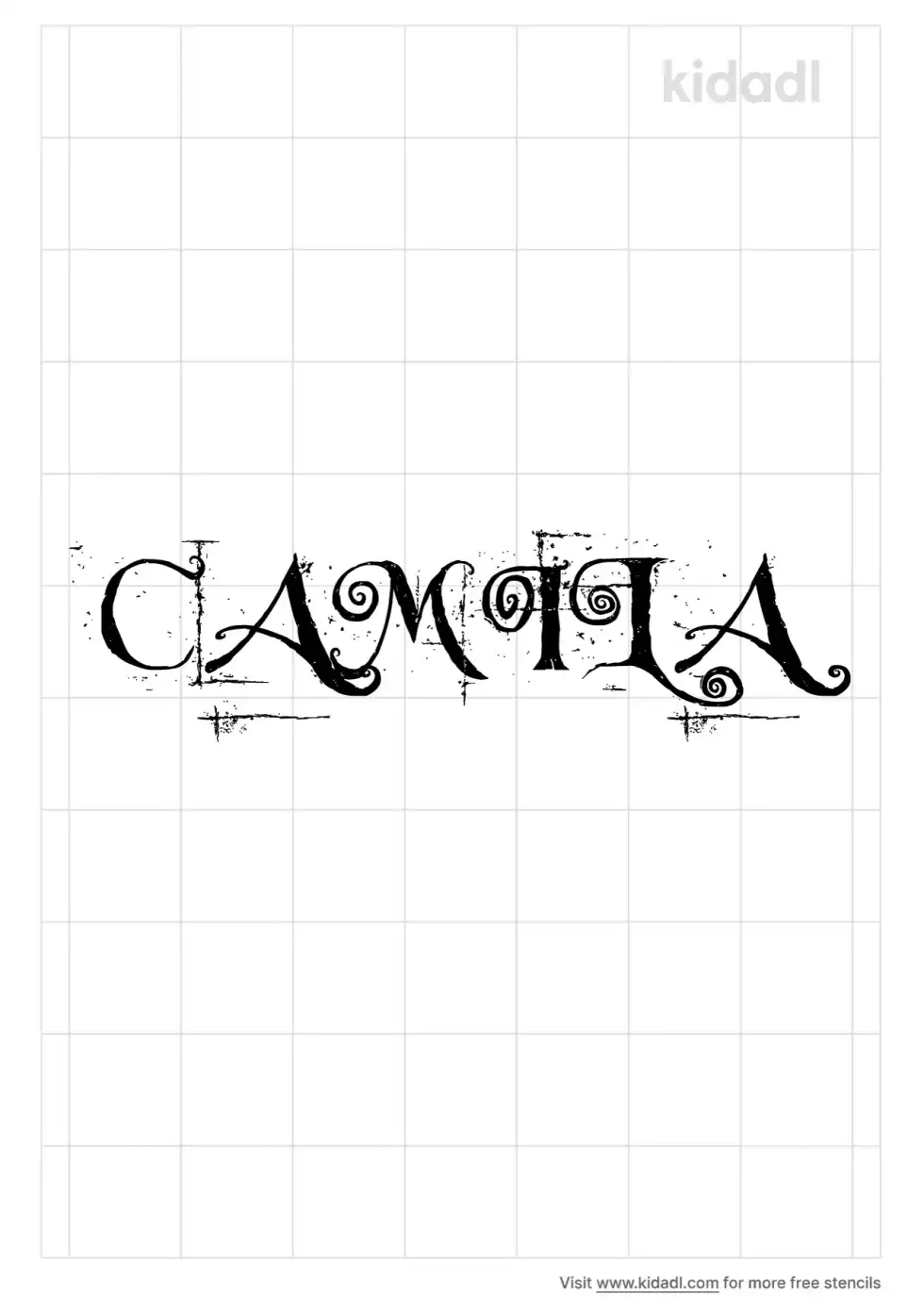 Camila Stencil