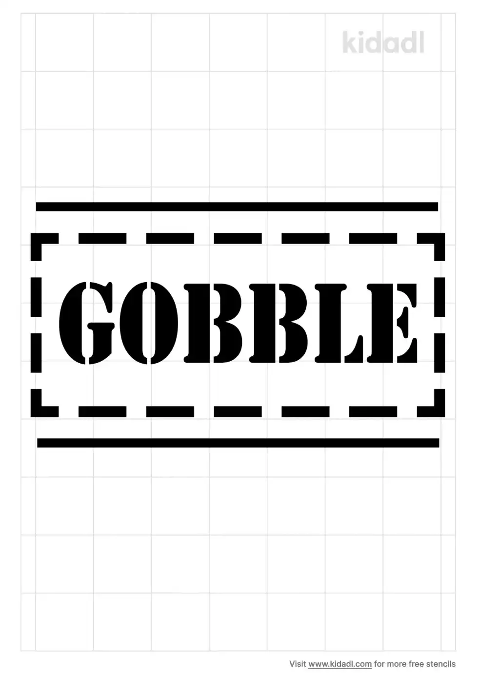 Gobble Stencil