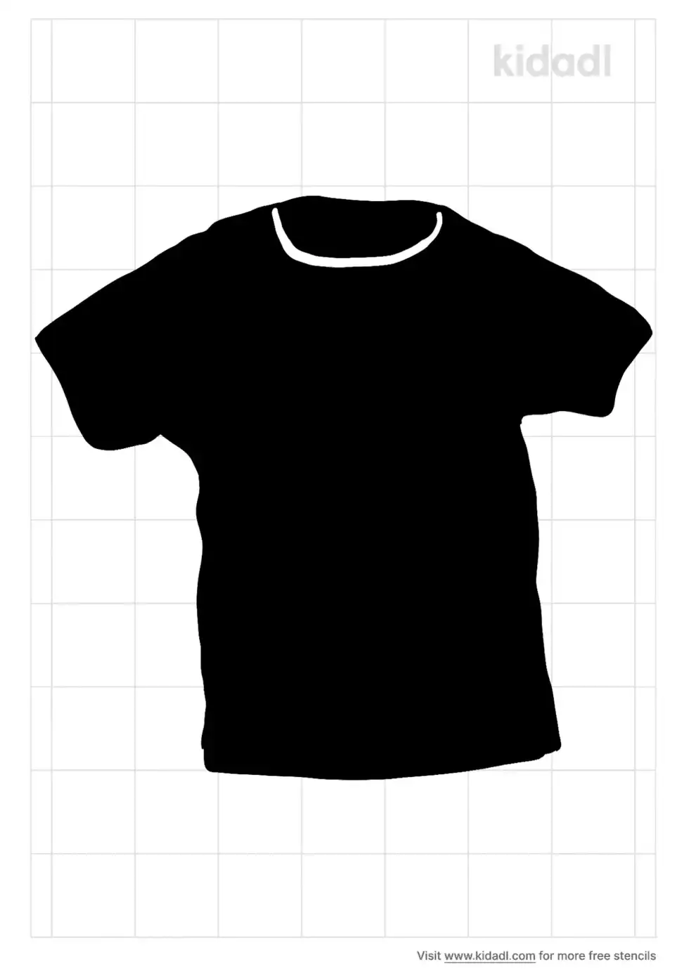 Girls Shirts Stencil