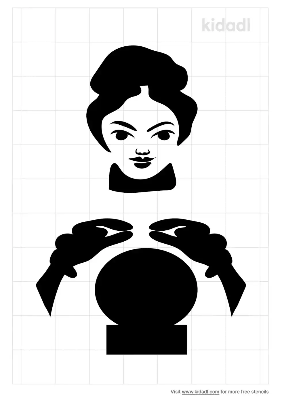 Fortune Teller Stencil