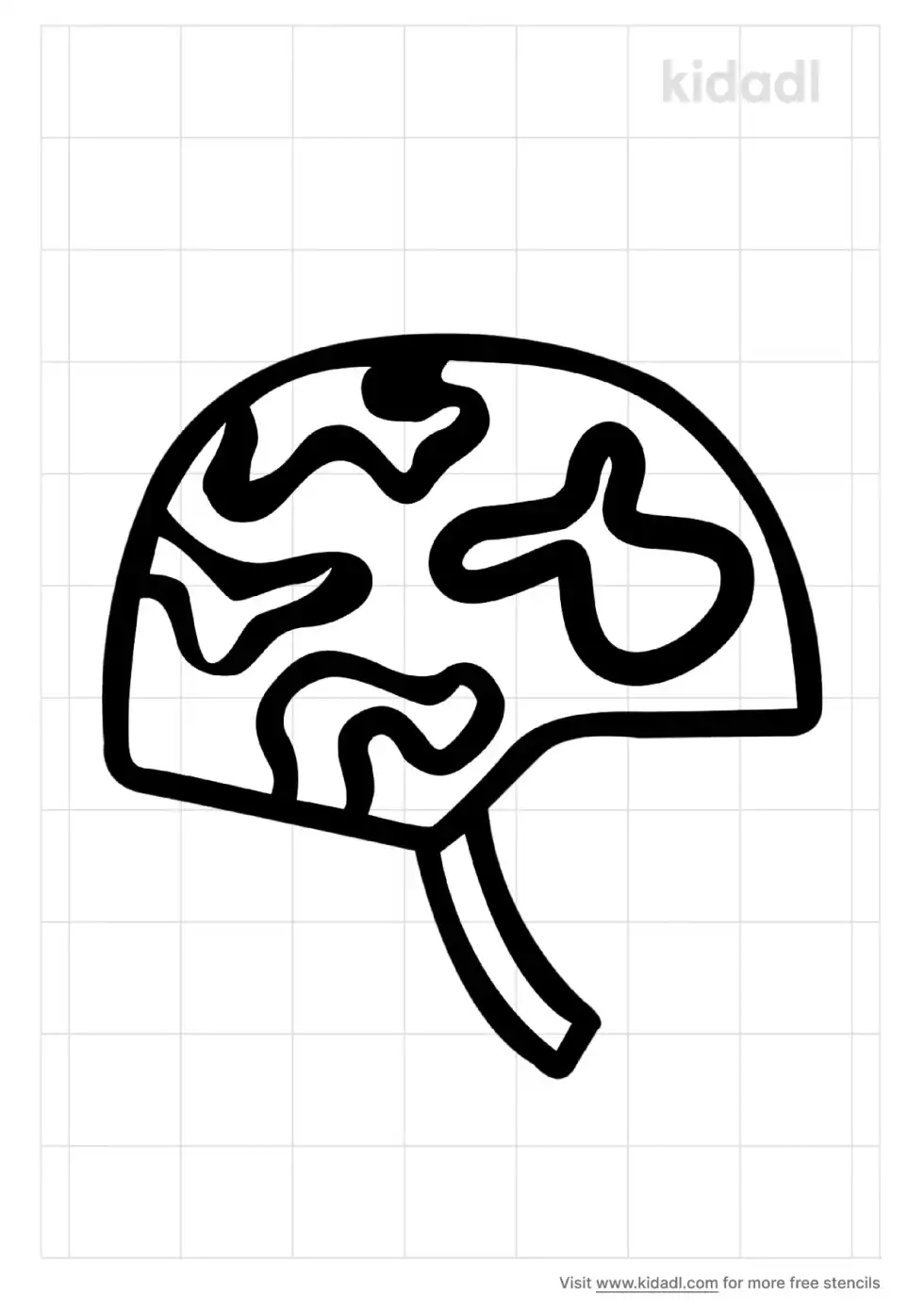 Combat Helmet Stencil