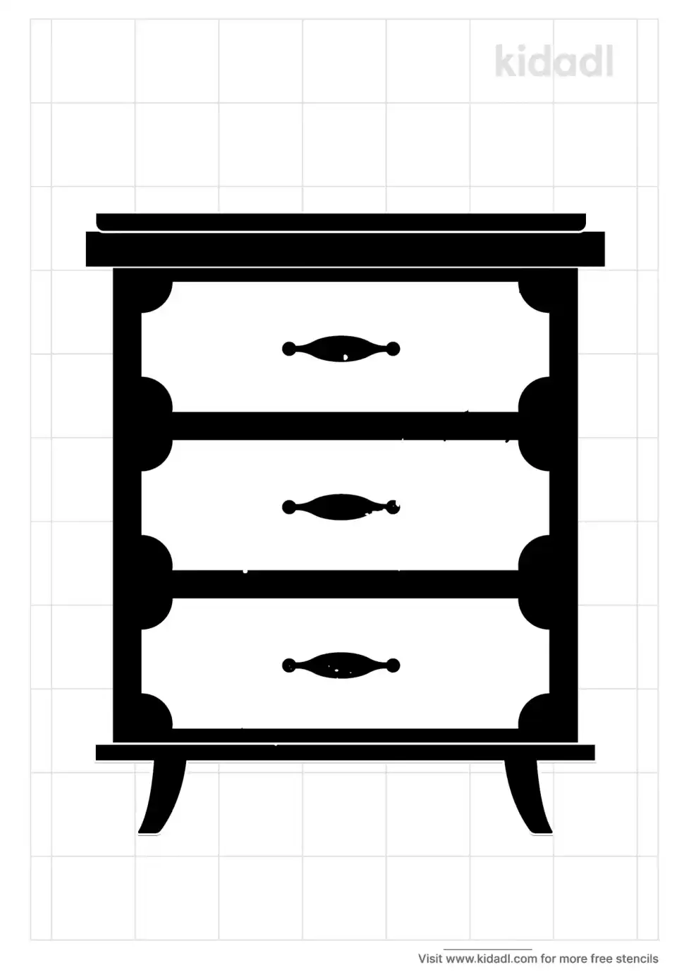 Antique Furniture Stencil