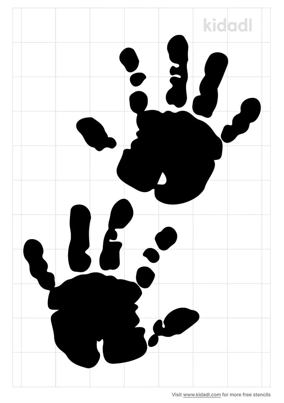 Hand Print Stencil