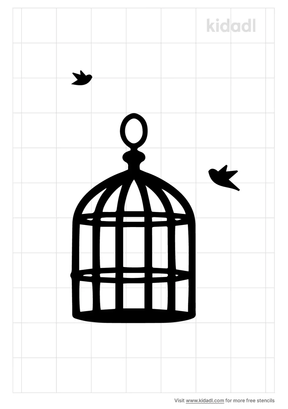 Bird Cage And Free Bird