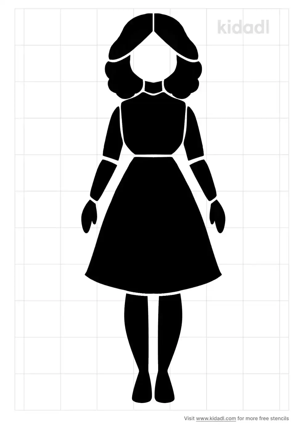Doll Stencil