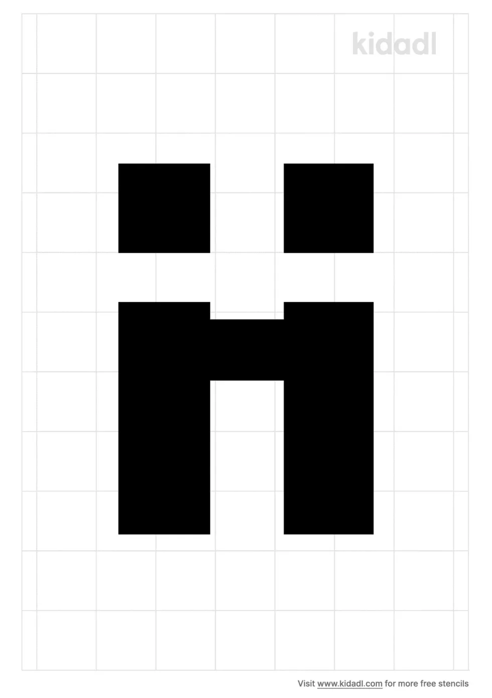 Block Letter H