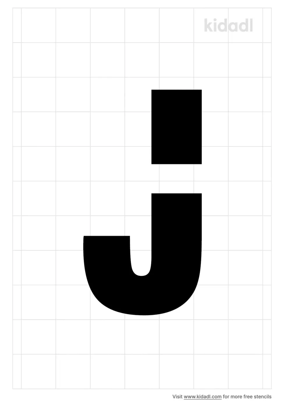 Block Letter J