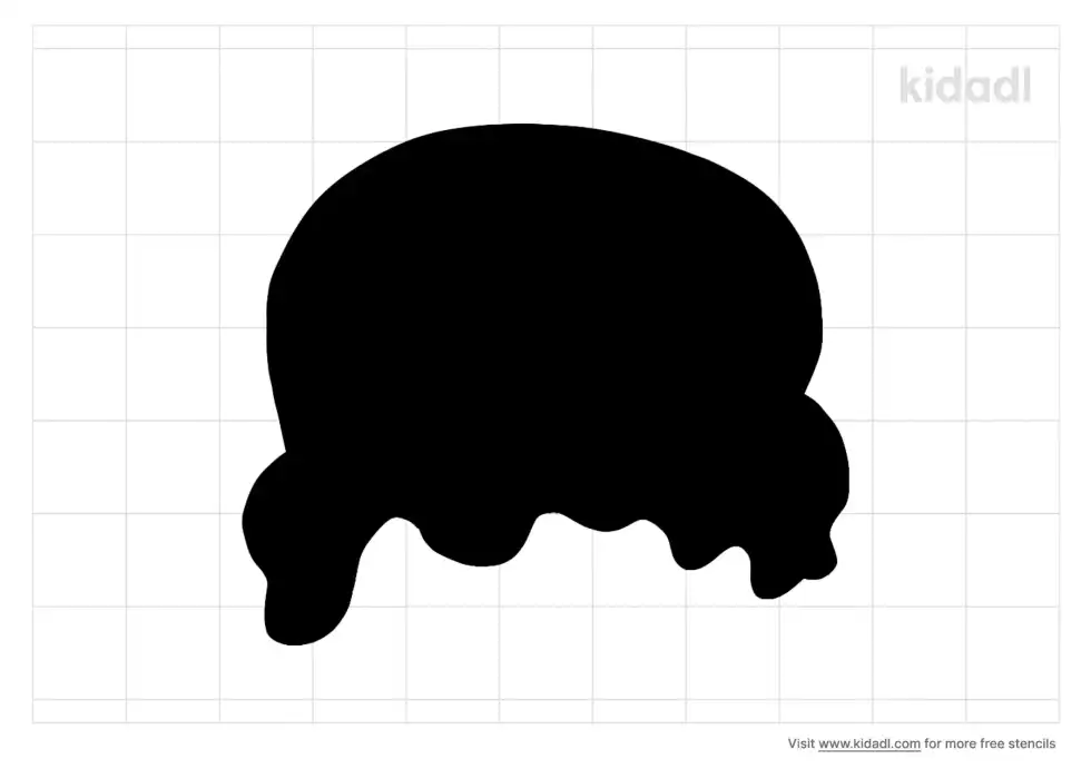 Ice Cream Scoop Stencil